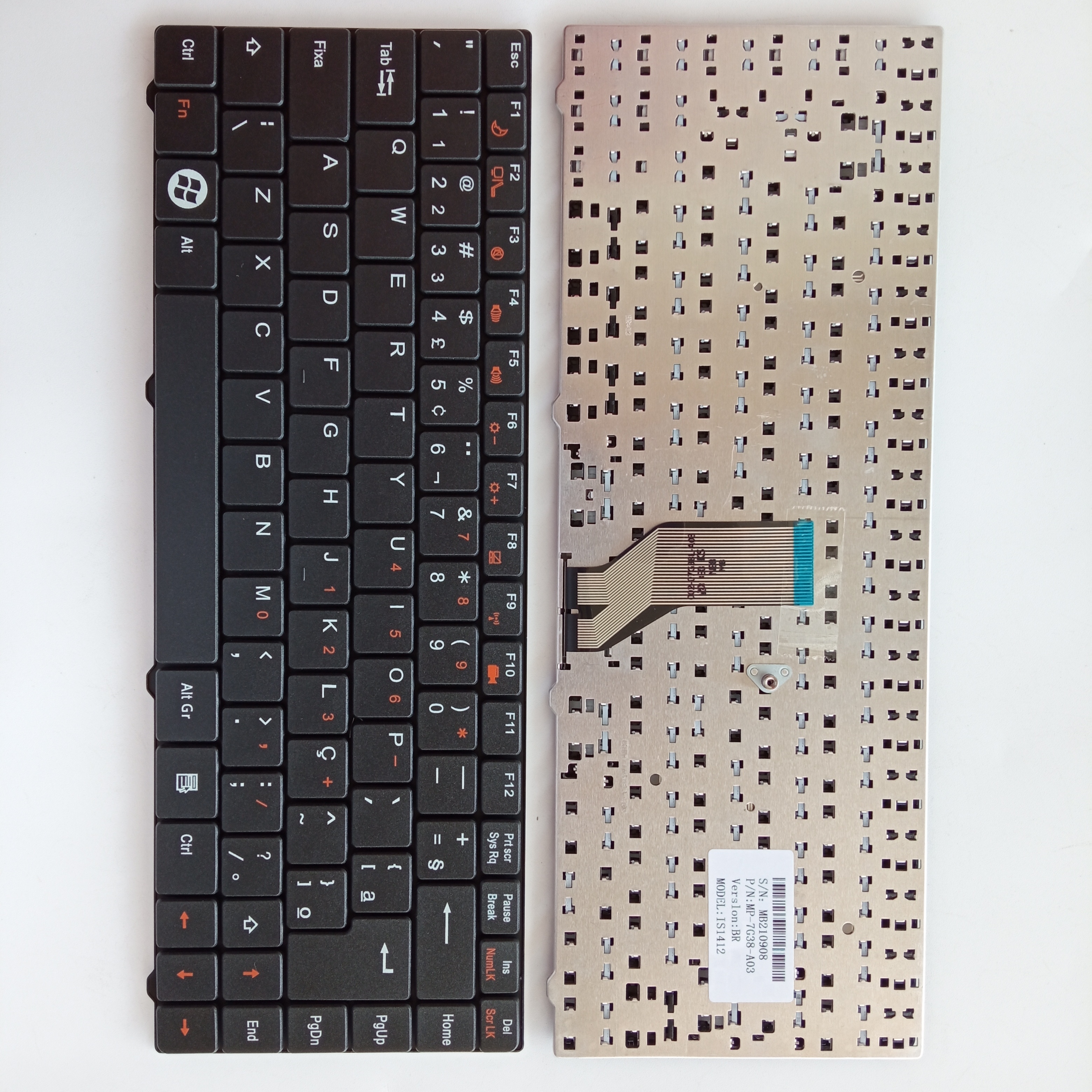 Picture of New Replacement Laptop Keyboard For CLEVO IS1412 BLACK BR Layout